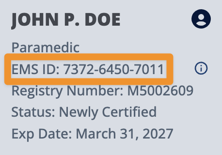 EMS ID