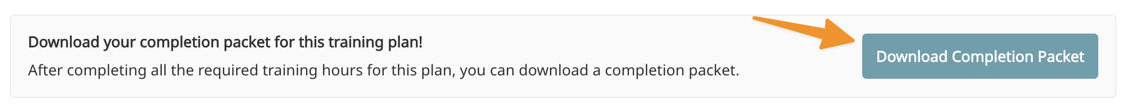 completion packet